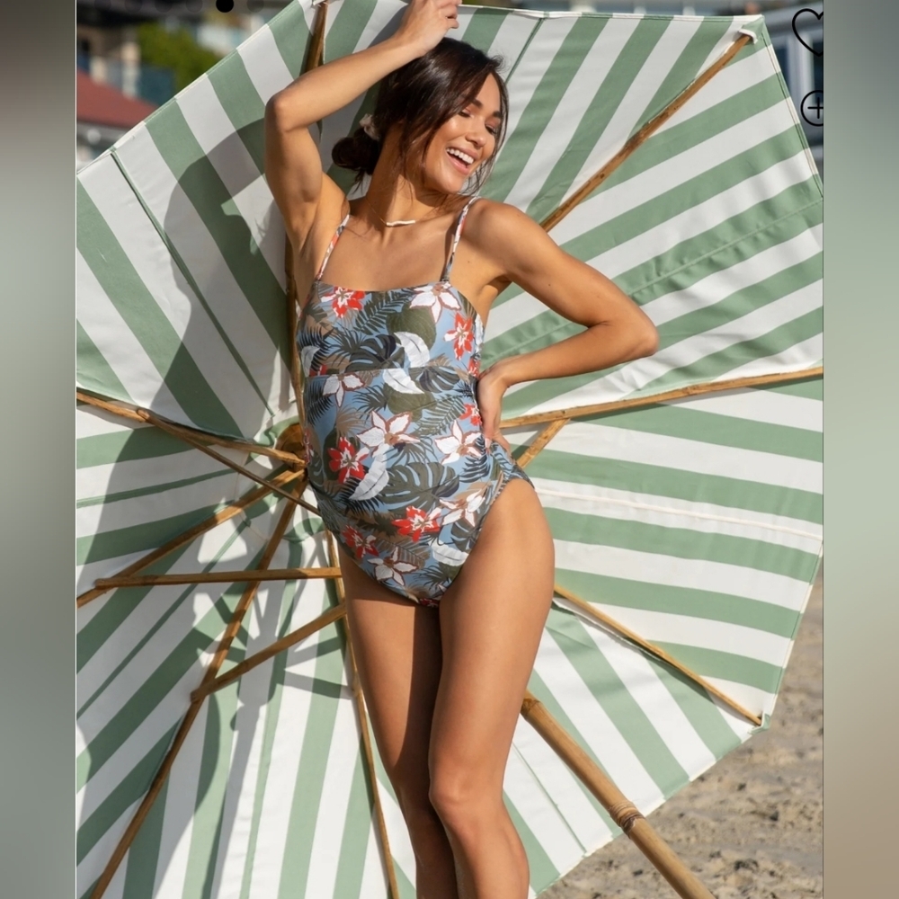 Pinkblush Maternity One-piece Swimsuit Women Size Small